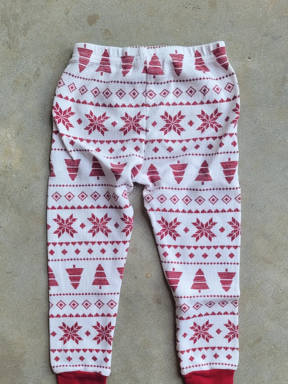 Carter's Red and White Holiday Tree Print Pajama Set